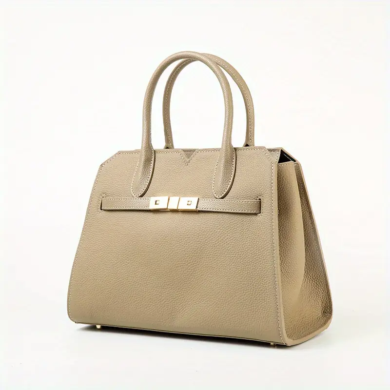 Luxury Platinum Women's Genuine Leather Crossbody Handbag